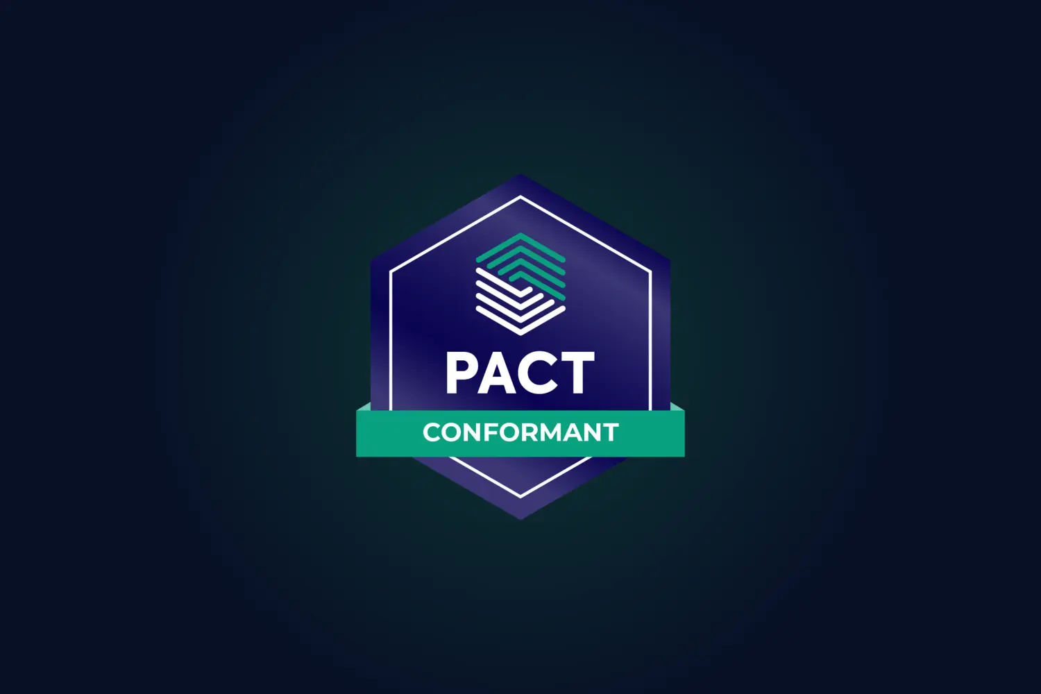 PACT Conformant badge, issued by PACT to solutions that pass its conformance tests.