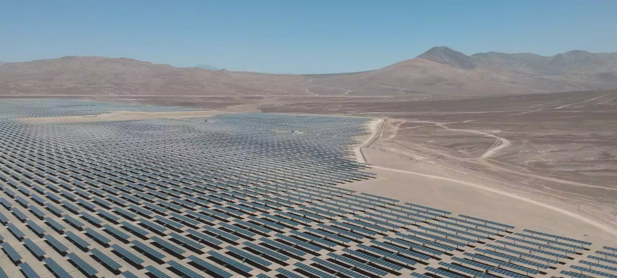 Solar farm in the Atacama Desert